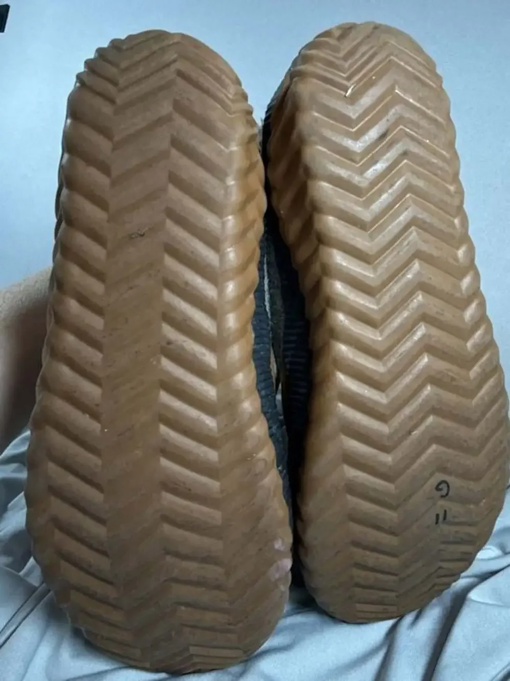 Sorel Women's Out 'N About Plus Felt Waterproof Duck Boots Gray Brown Size 9 NL3